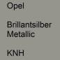 Preview: Opel, Brillantsilber Metallic, KNH.